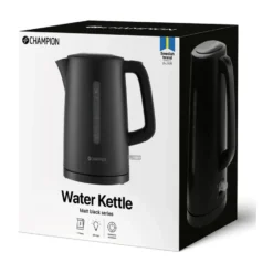 Champion vattenkokare, Mattsvart, 1,7 L