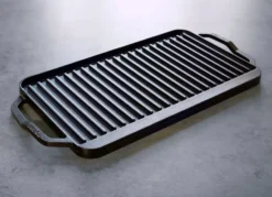 Chef collection vändbar stek- och grillplatta, 50x25 cm