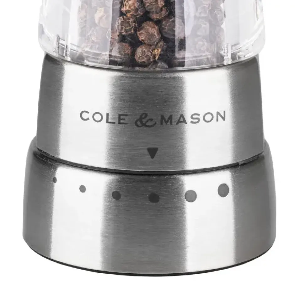 Cole & Mason Derwent salt- och pepparkvarnset 19 cm, Silver