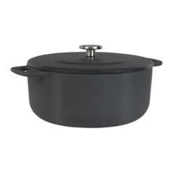 Combekk Enameled gjutjärnsgryta Ø24 cm, Black