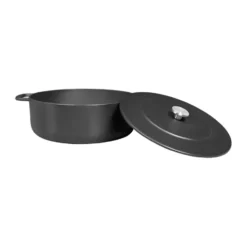 Combekk Enameled gjutjärnsgryta Ø28 cm, Black