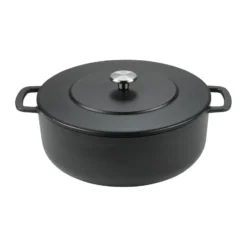 Combekk Enameled gjutjärnsgryta Ø28 cm, Black