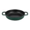 Combekk Enameled traktörpanna gjutjärn Ø28 cm, Holly Green-gold knob