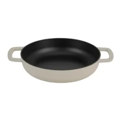 Combekk Enameled traktörpanna gjutjärn Ø28 cm, Sand-gold knob
