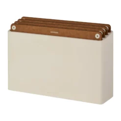 Combekk skärbräda 4-pack, Sand-brown