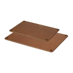 Combekk skärbräda trä 2-delar, Brown