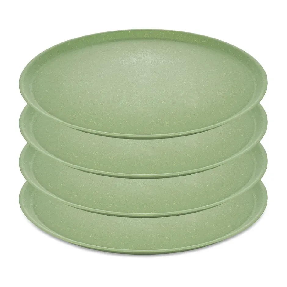 Connect tallrik Ø25,5 cm 4-pack, Nature leaf green