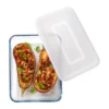 Cook & Freez rektangulärt fat med lock, 27x22x9 cm