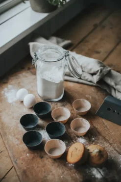 Cookie muffinsform XL 6-pack, Grå