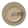 Corduroy bordstablett, Clay brown, circle, L