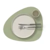 Corduroy bordstablett curve L, Olive Green
