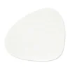 Corduroy bordstablett curve L, Pure white