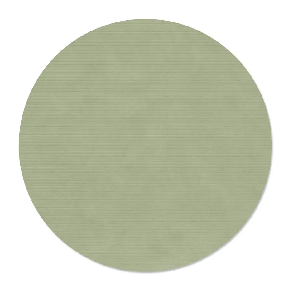 Corduroy bordstablett, Olive green, circle, L