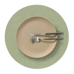 Corduroy bordstablett, Olive green, circle, L