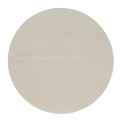 Corduroy bordstablett, Oyster white, circle, L
