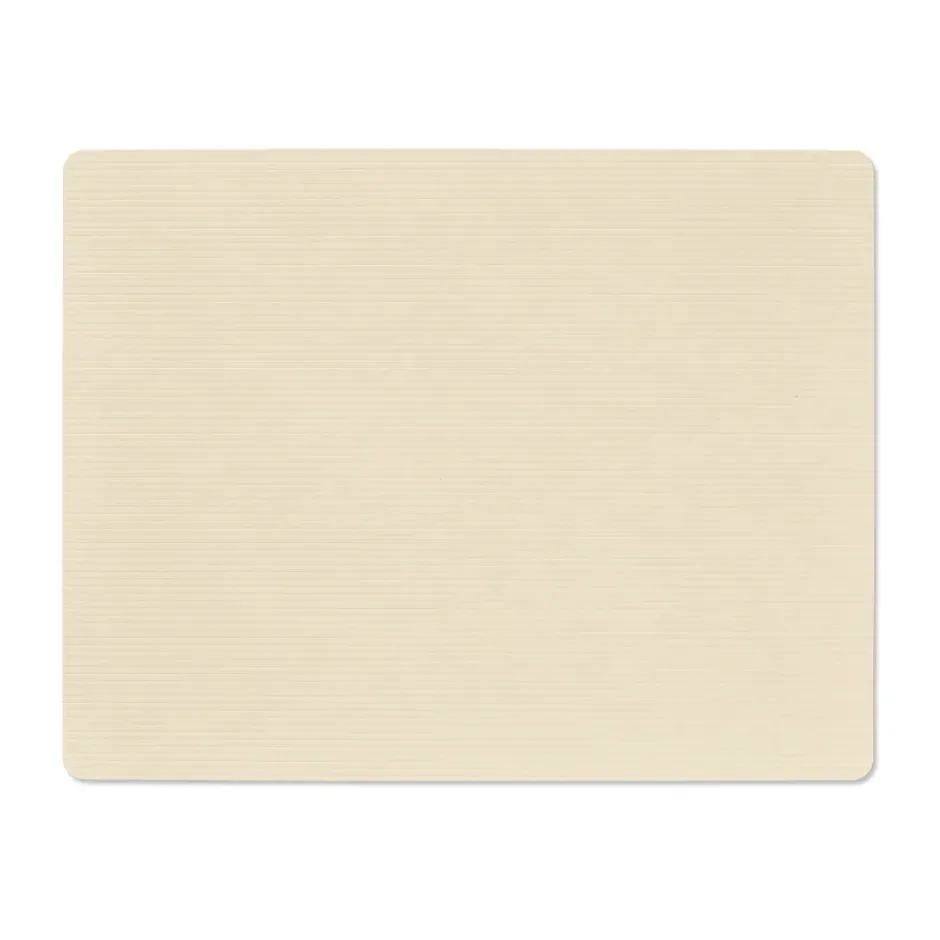 Corduroy bordstablett square L, Vanilla