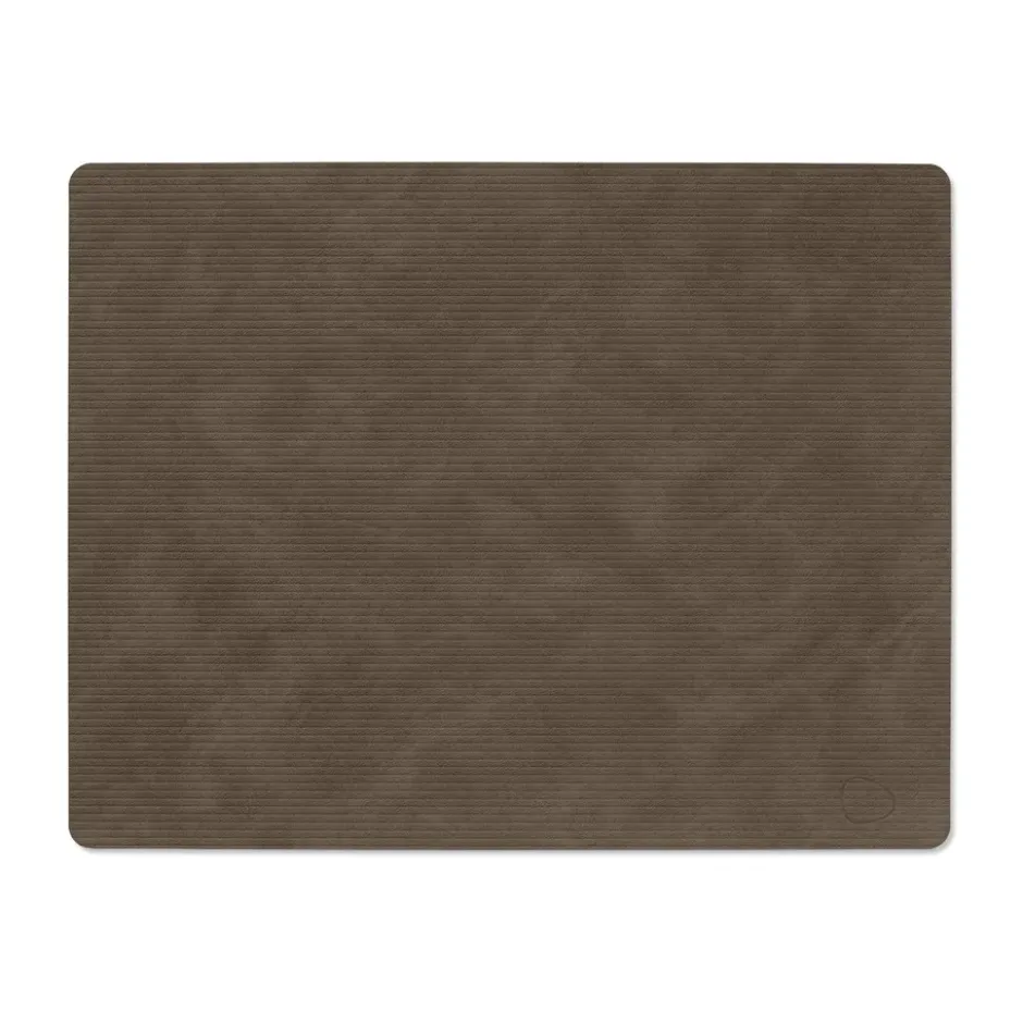 Corduroy bordstablett square L, Caviar
