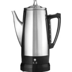 C3 Perkolator 12kp, Rostfritt stål