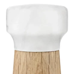 Craft saltkvarn ek-vit marmor, stor