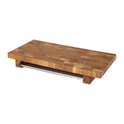Culimat skärbräda 50x25 cm, Ek-rostfri bricka
