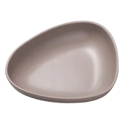 Curve Stoneware djup tallrik 19x22 cm, Warm Grey