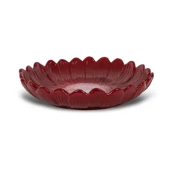 Dagny djupt fat Ø27 cm, Vinröd