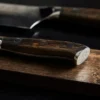 Damascus By Hâws kockkniv 32 cm, Wengè