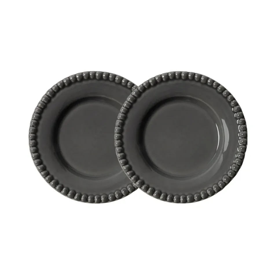 Daria assiett Ø18 cm 2-pack, Clean grey