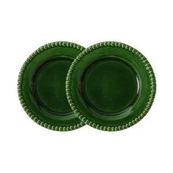 Daria assiett Ø18 cm 2-pack, Moss