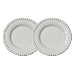 Daria desserttallrik Ø22 cm 2-pack, Cotton white shiny