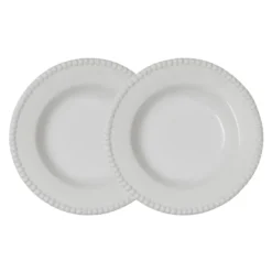 Daria djup tallrik Ø26 cm 2-pack, Cotton white shiny