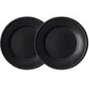 Daria mattallrik Ø28 cm 2-pack, Ink black