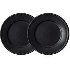 Daria mattallrik Ø28 cm 2-pack, Ink black