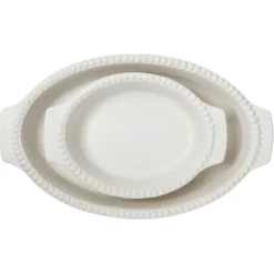 Daria ugnsform 35 cm, Cotton white