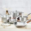 de Buyer Alchimy grytset med glaslock, 8 delar