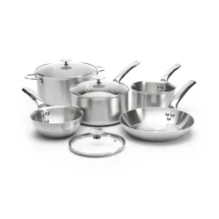 de Buyer Alchimy grytset med glaslock, 8 delar