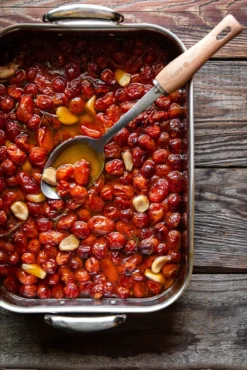 De Buyer B Bois serveringssked med trähandtag, Rostfritt stål