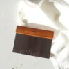 Degskrapa med trähandtag, Rosenträ-rostfritt stål
