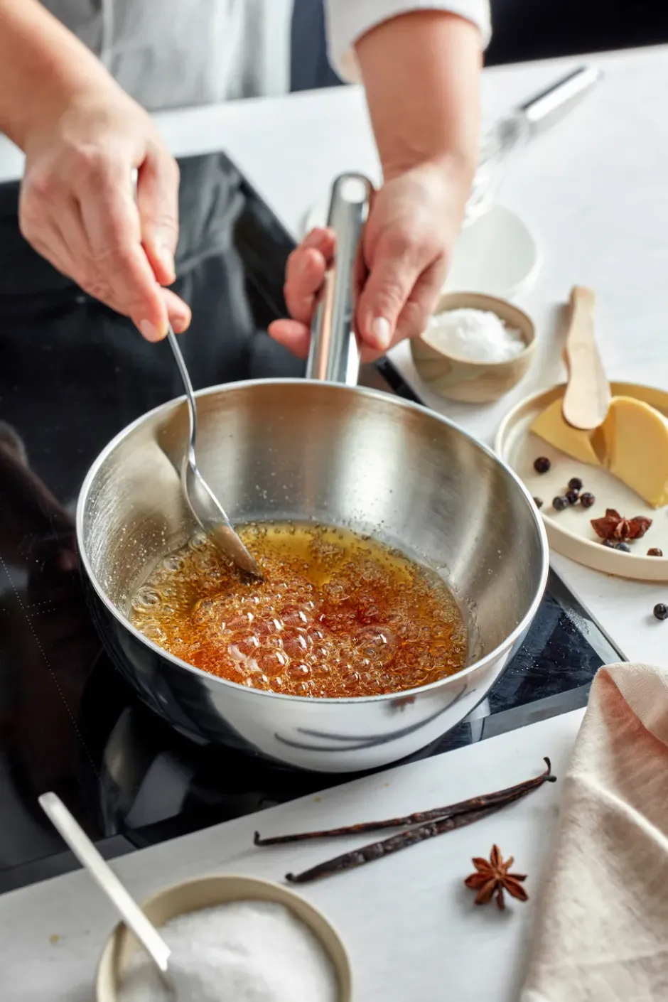 Demeyere Apollo 7 sauteuse rostfritt stål, Ø14 cm