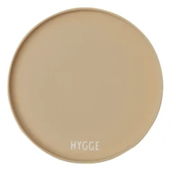 Design Letters favorittallrik Ø22 cm, Hygge-beige