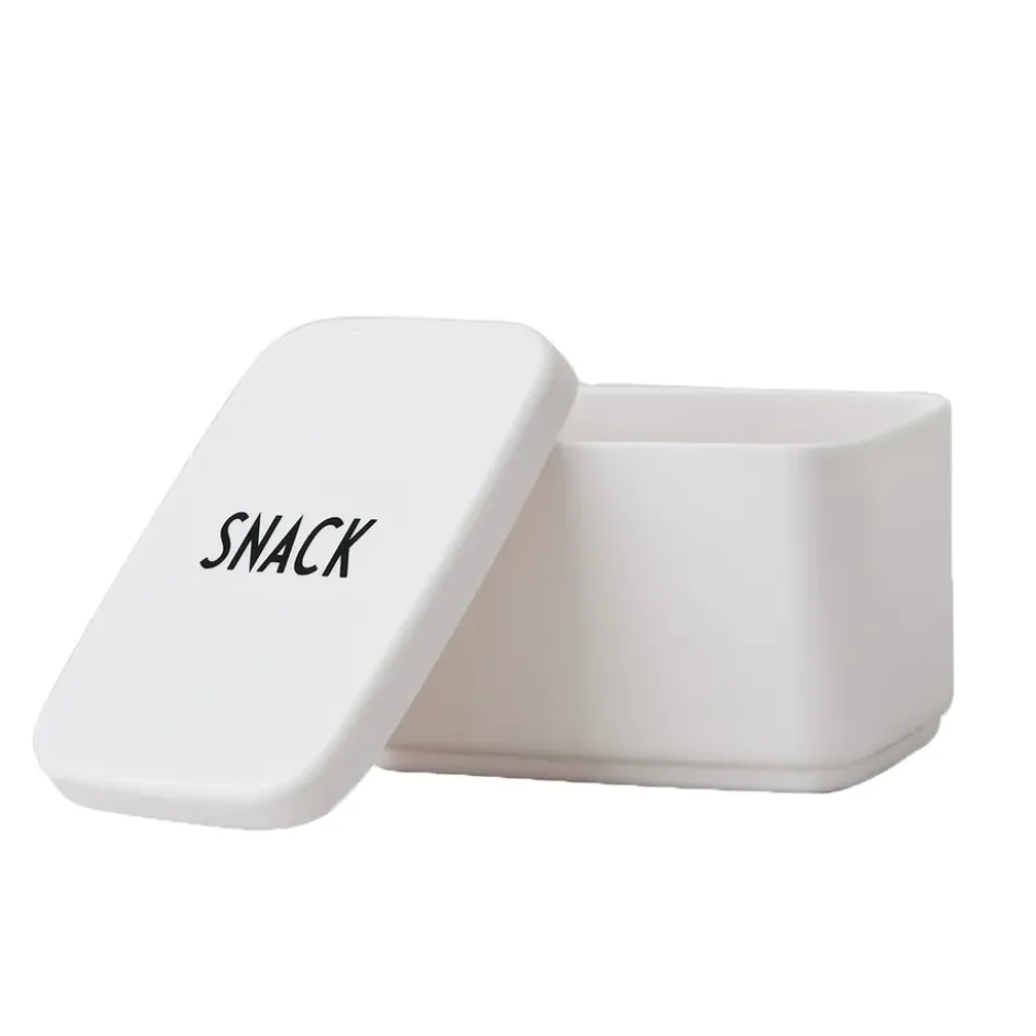 Design Letters snack box till lunchlåda, vit