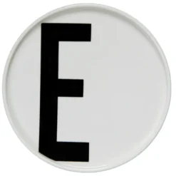 Design Letters tallrik, E