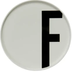 Design Letters tallrik, F