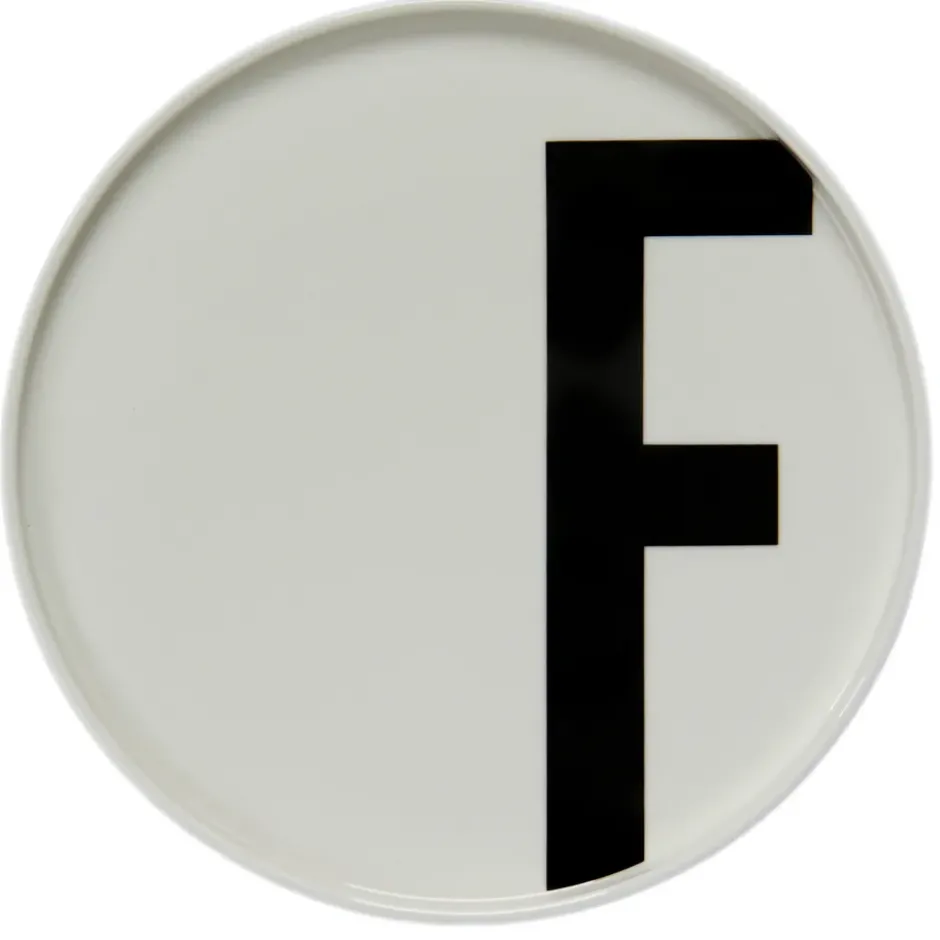 Design Letters tallrik, F