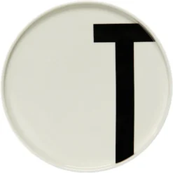 Design Letters tallrik, T