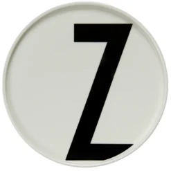 Design Letters tallrik, Z