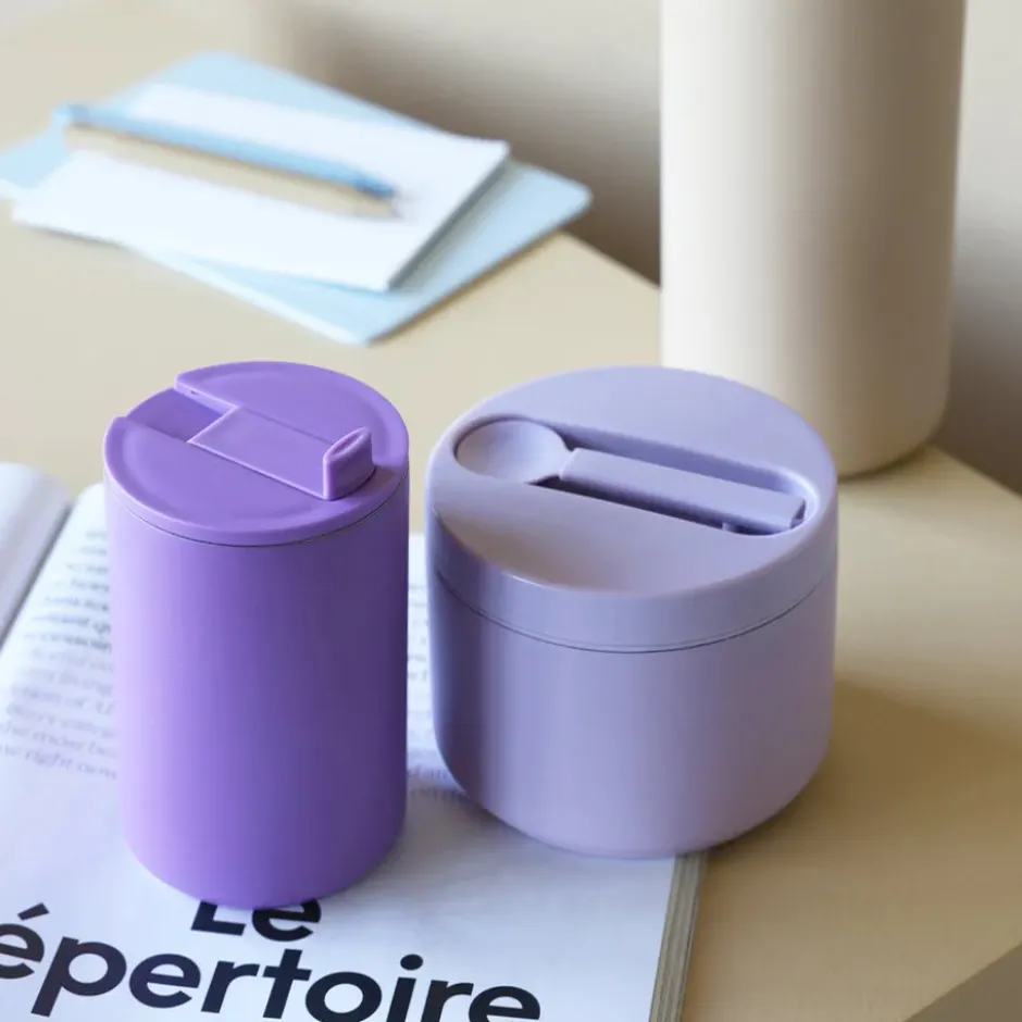 Design Letters termoslåda liten, Lavender