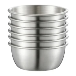 Dian dippskålar 6-pack, Silver