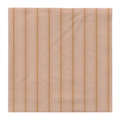 Dolly pappersservetter 33x33 cm 20-pack, Soft pink-cinnamon sand