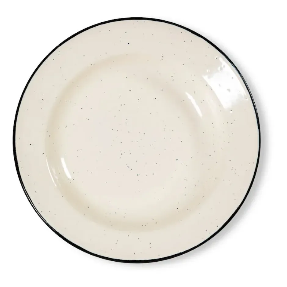 Doris emaljtallrik Ø20 cm, Beige